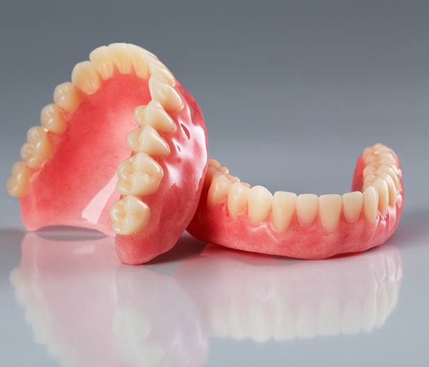 A pair of dentures